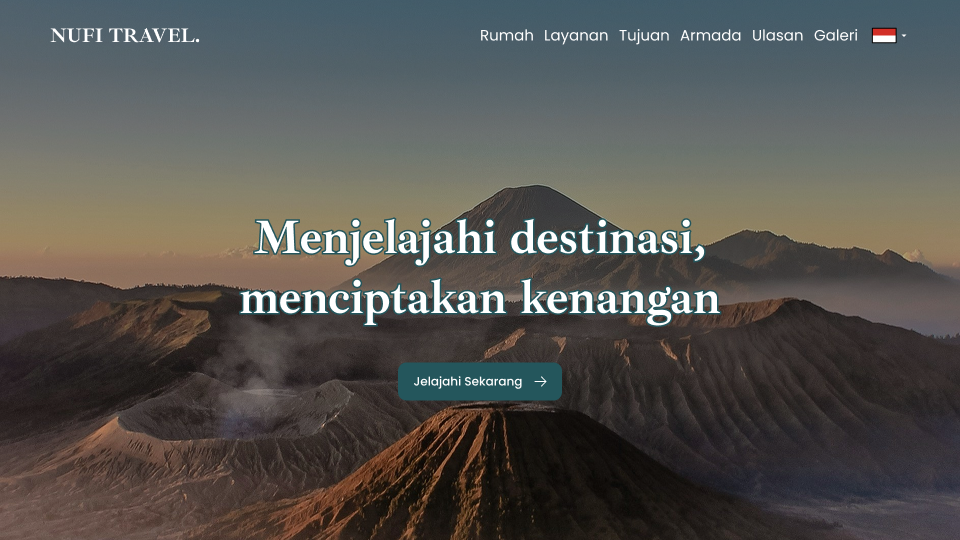 Screenshot of Nufi Travel