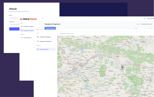 Screenshot of Rekatrack